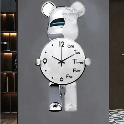 Bright Star Shaped LED Wall Clock
