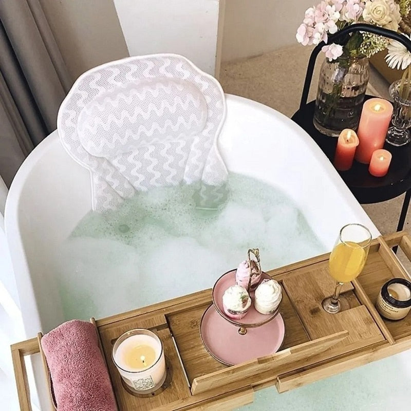 Plush Bathroom Spa Contour Cushion
