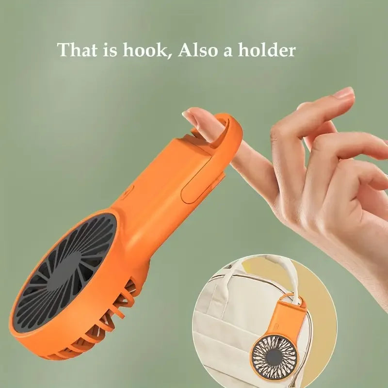 Compact Folding USB Fan with Clip for Travel