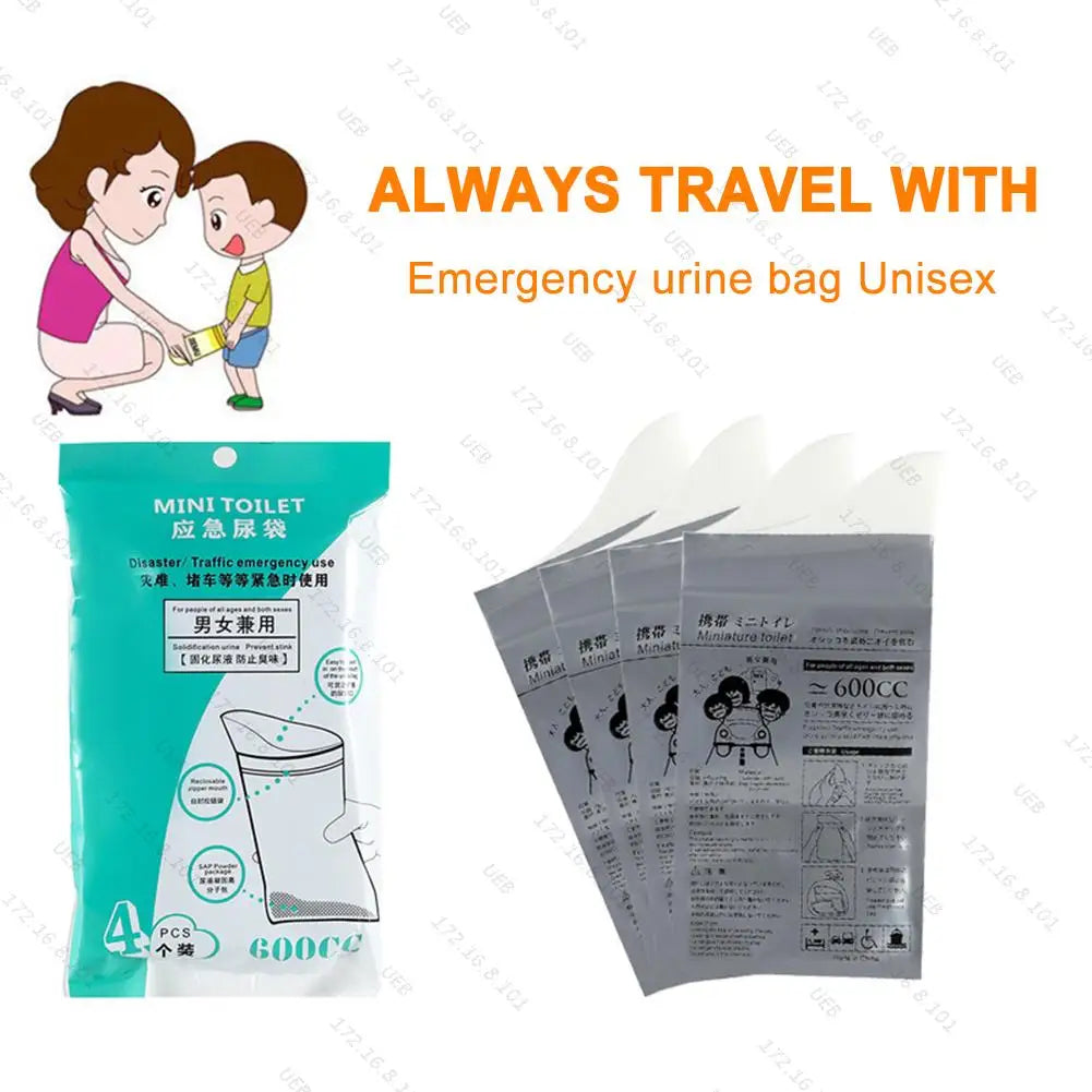 Compact Travel Potty Kit – Biodegradable Toilet Bags