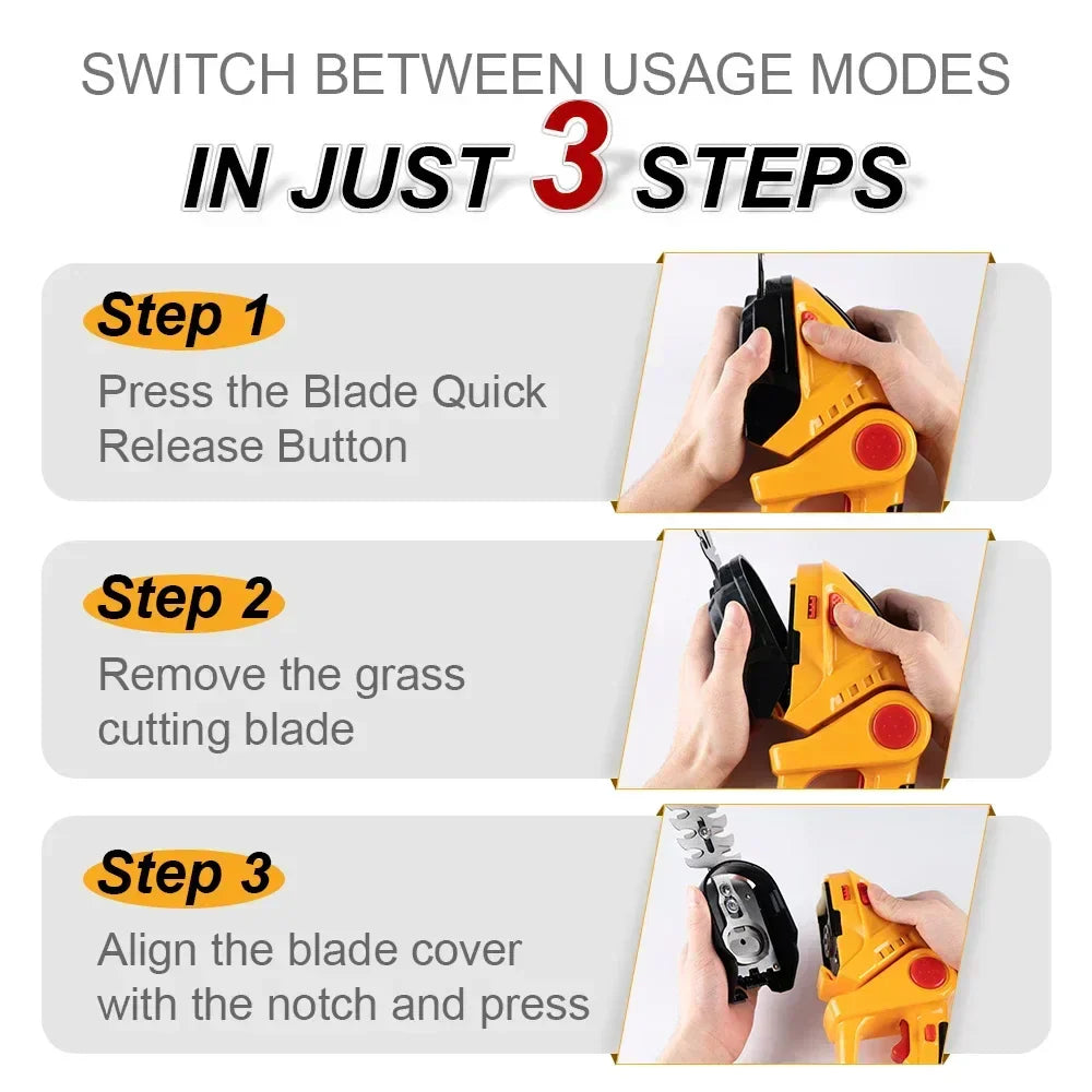 EasyCut Cordless Compact Handheld Lawn Mower