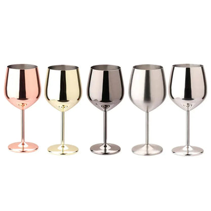 Premium Metal Wine Glass