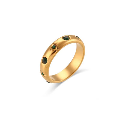 Glamorous Diamond Gold Engagement Ring