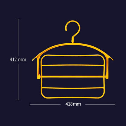 Space Saving 4 Tier Folding Closet Hanger