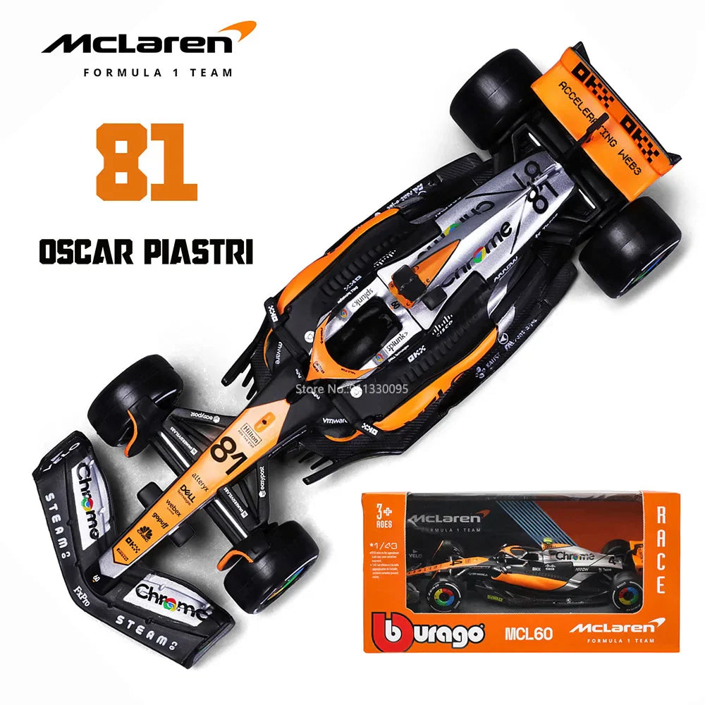 Detailed F1 Car Model 1:43 Scale Collectible Replica