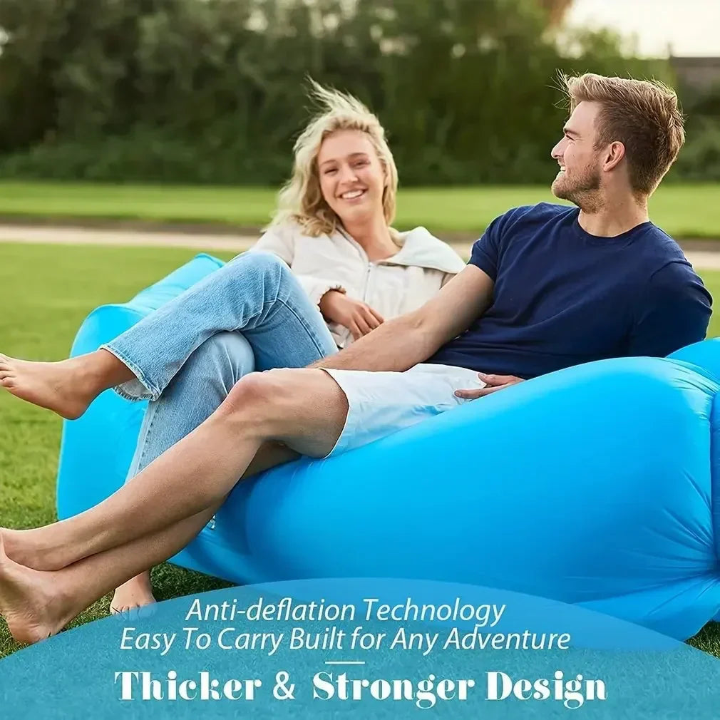 Plush Blow Up Garden Couch