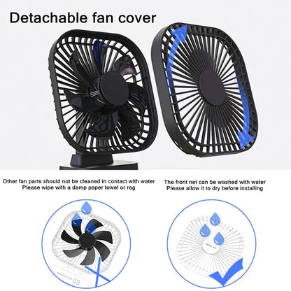Portable Rechargeable Mini USB Fan with 3 Speeds