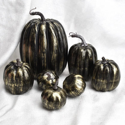 Autumn Decor Pumpkin Set 7-Piece Artificial Gourds