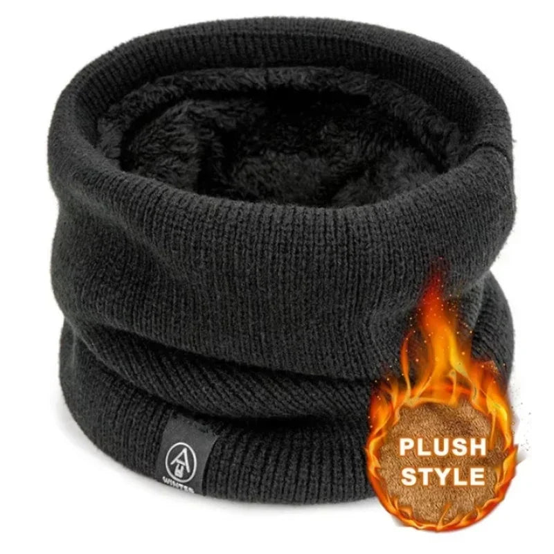 Soft Fleece Lined Winter Scarf for Men and Women
