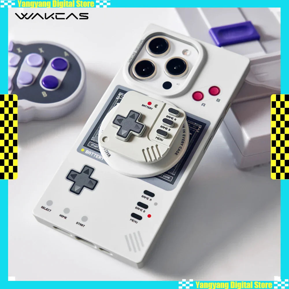 Clear Magnetic Phone Case Retro Style Protective Cover - Luxicro