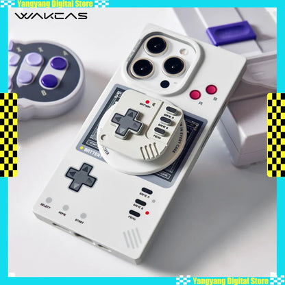 Clear Magnetic Phone Case Retro Style Protective Cover - Luxicro