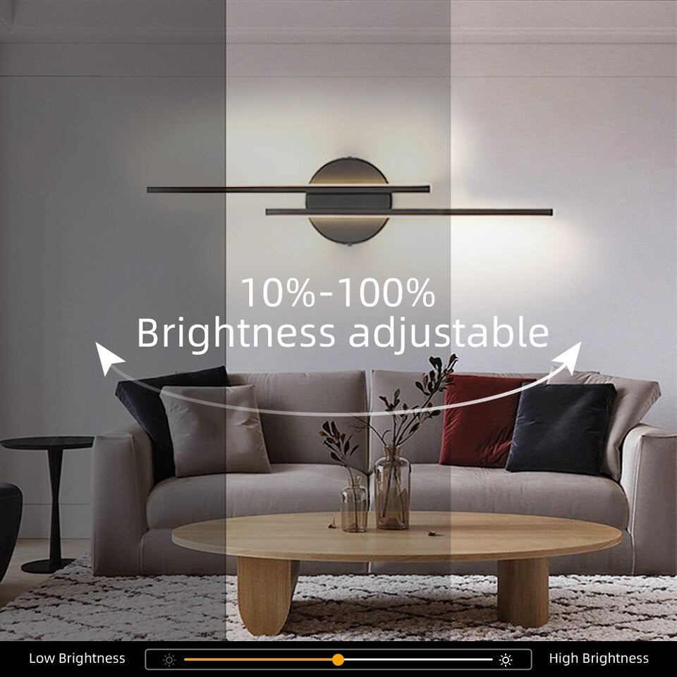 Bright Adjustable LED Wall Light with Soft Shade