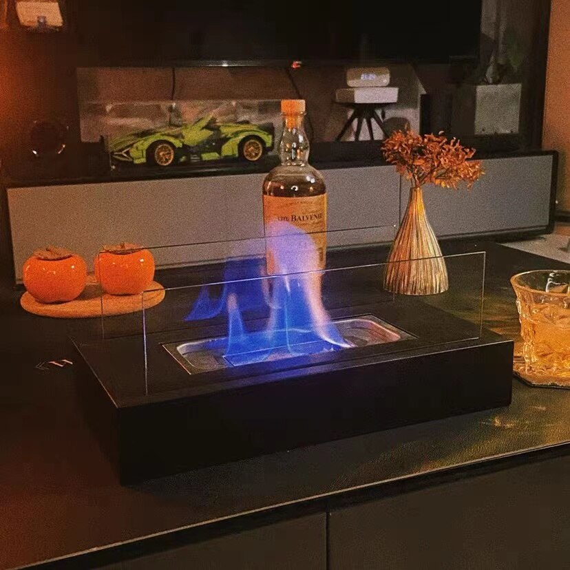 Compact Tabletop Indoor Fireplace