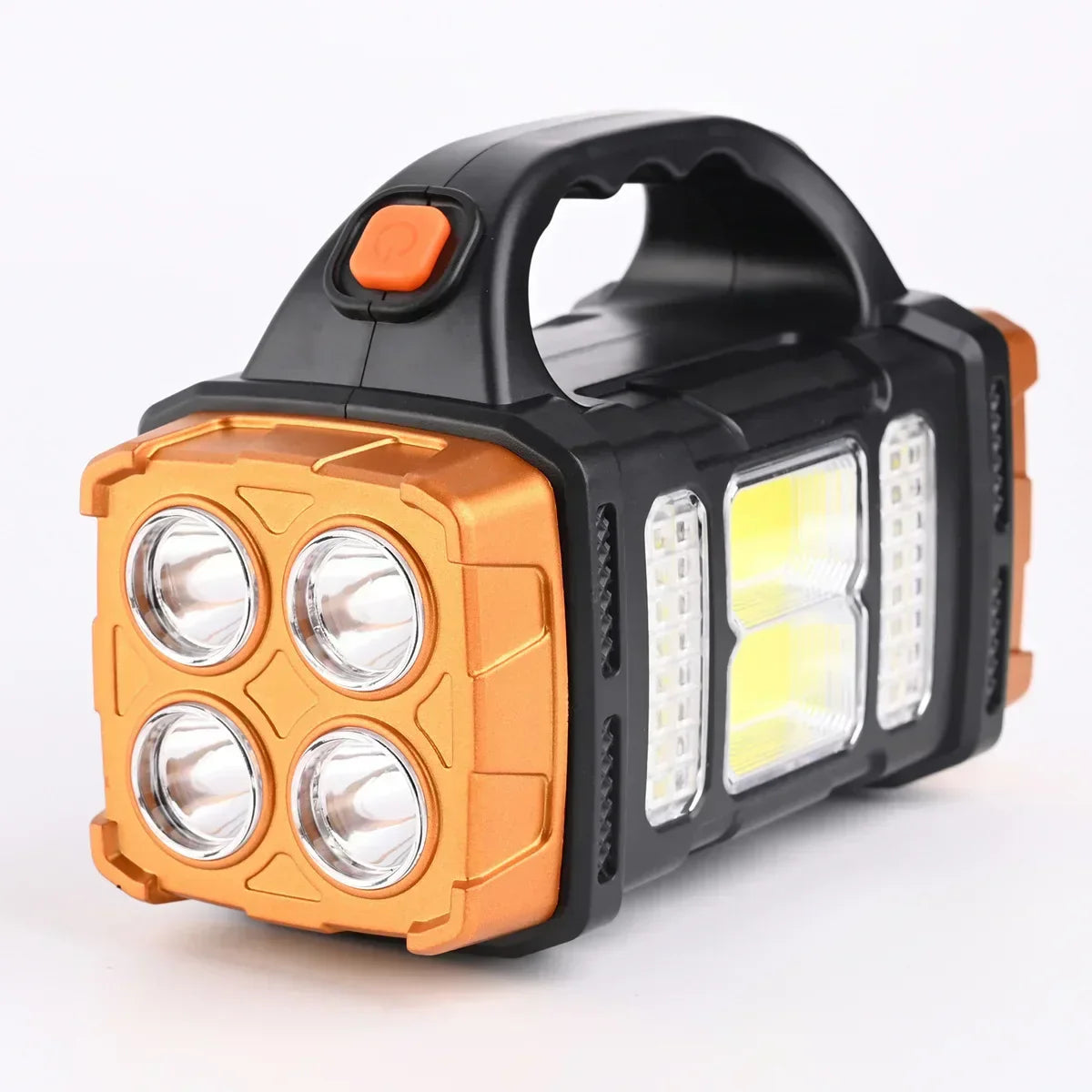 Compact Solar Power Bank with LED Lantern