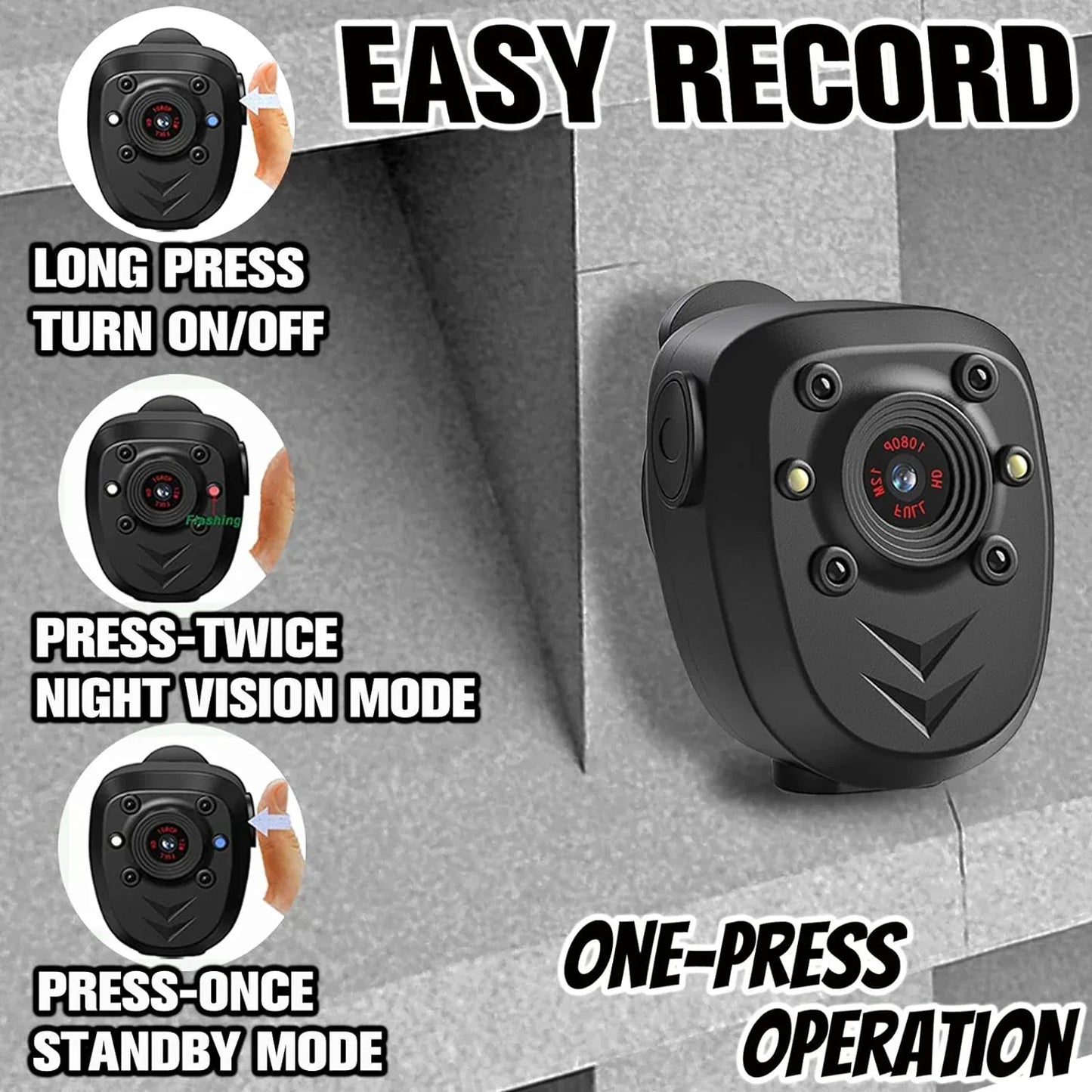 Mini HD Night Vision Wireless Security Camera