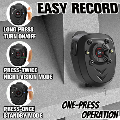 Compact Wi-Fi Night Vision Surveillance Camera