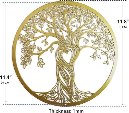 Modern Metal Tree Wall Decor