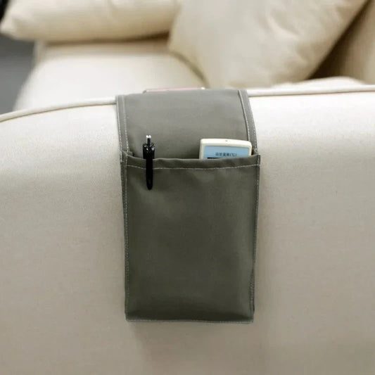 Cotton Bedside Storage Organizer with Pockets - Luxicro