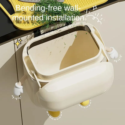 Humorous Quote Wall Mounted Waste Bin