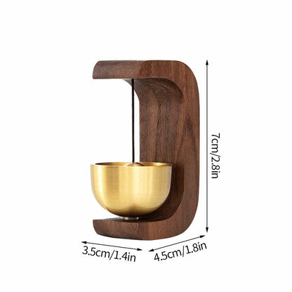 Rustic Wooden Door Chime Bell - Luxicro