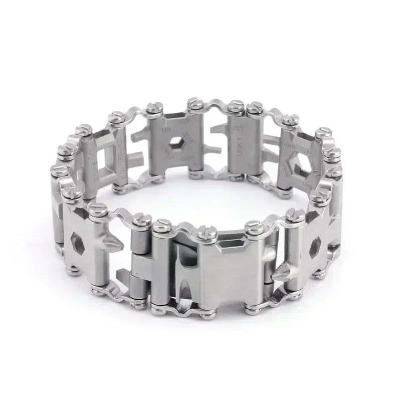 Tough Stainless Steel Survival Bracelet