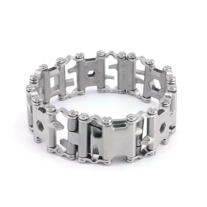 Tough Stainless Steel Survival Bracelet