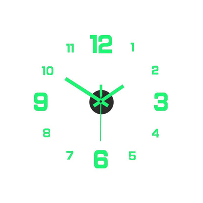 Modern 3D Glow Silent Wall Clock
