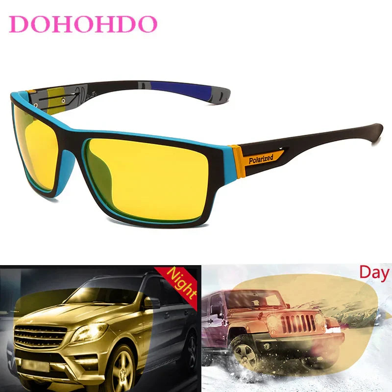 Polarized Night Driving Glasses UV Protection Men Women