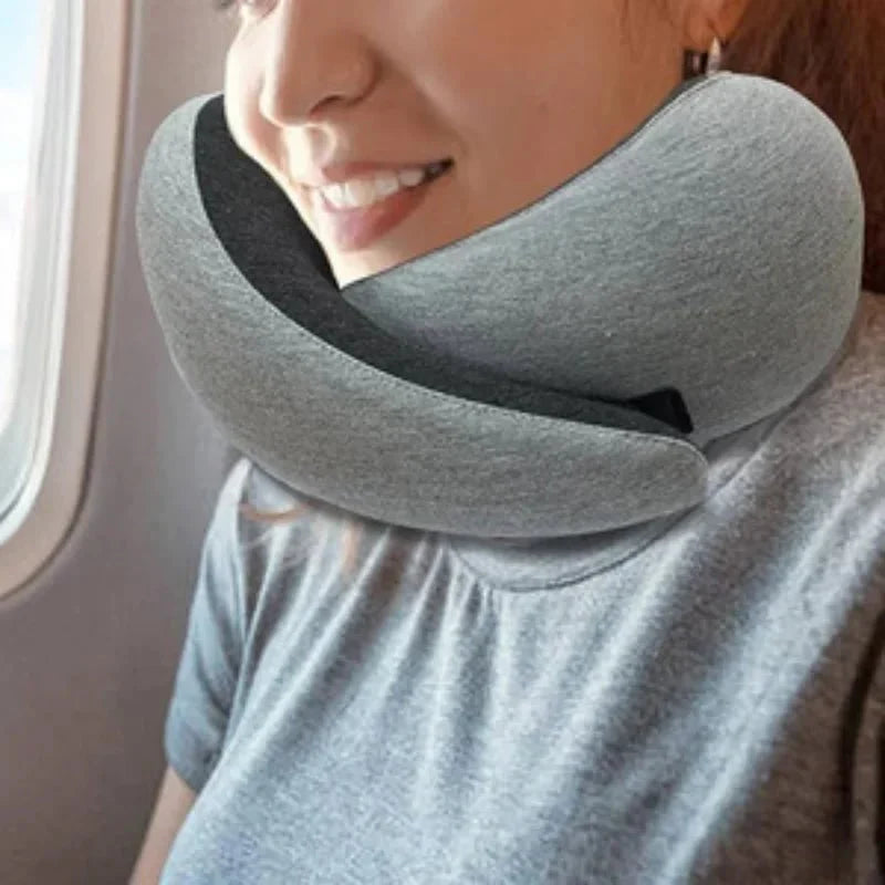 Compact Inflatable Travel Neck Pillow