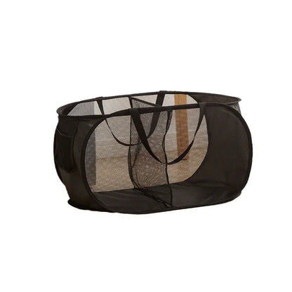 Folding Laundry Basket with Storage and Durable Design