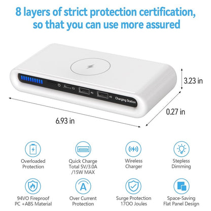 Portable Quad Wireless Charging Pad