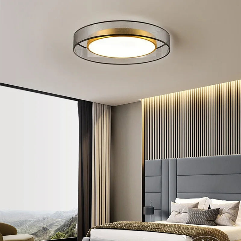 Modern Circular LED Ceiling Light Controller