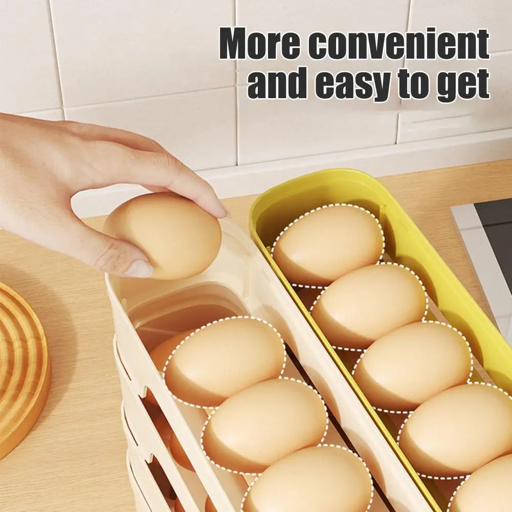 Space Saving 4 Layer Plastic Egg Holder