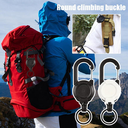 Durable Retractable Keychain with Pull Clip