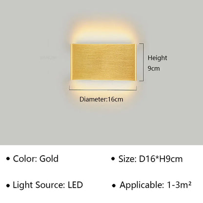 Stylish LED Wall Sconce with Soft White Light