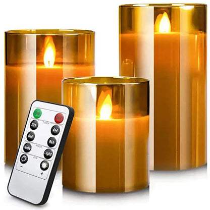 Cozy LED Flicker Candle Set with Remote Control