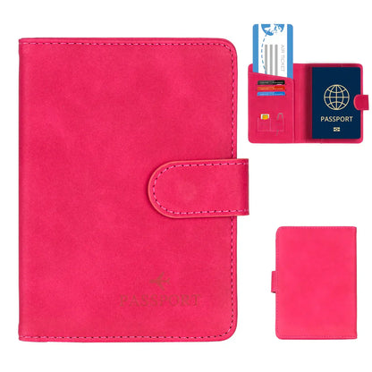 Secure Travel Passport Wallet for Men Women