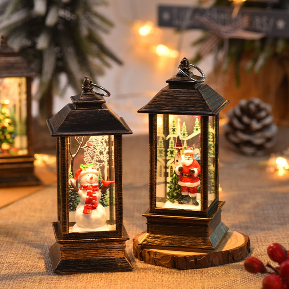 Rustic Mini Christmas Lantern