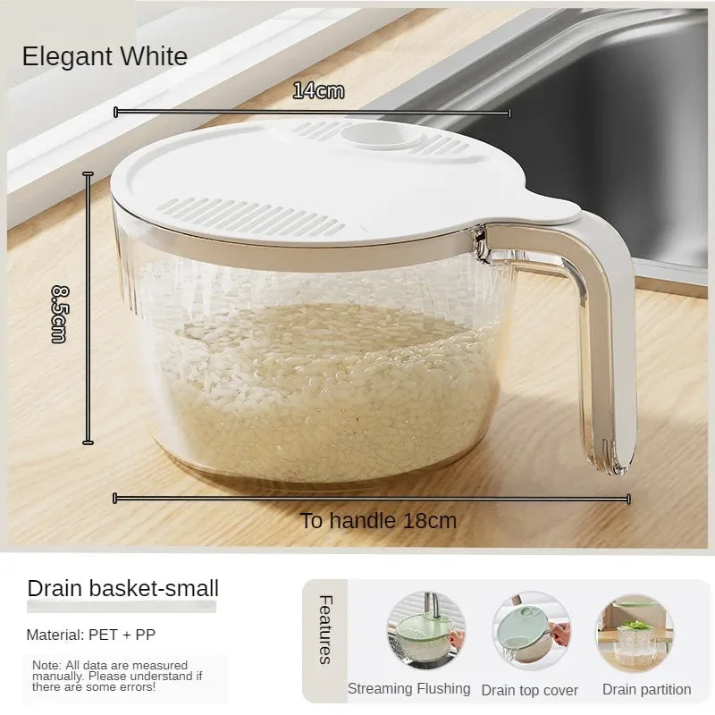 Simple Kitchen Rice Drain Colander