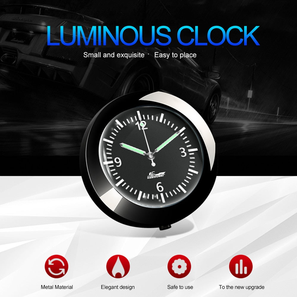 Adhesive Auto Dashboard LED Clock