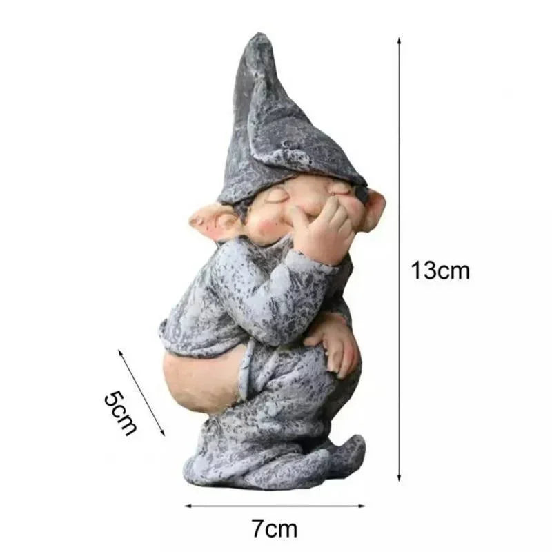 Fun Outdoor Garden Gnome Figurine Statue