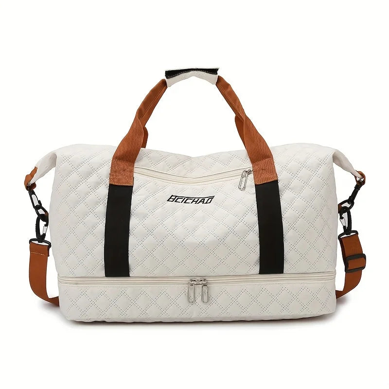 Large Athletic Gym Bag with Sneaker Compartment