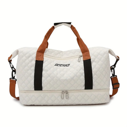 Large Gym Bag with Separate Shoe Compartment
