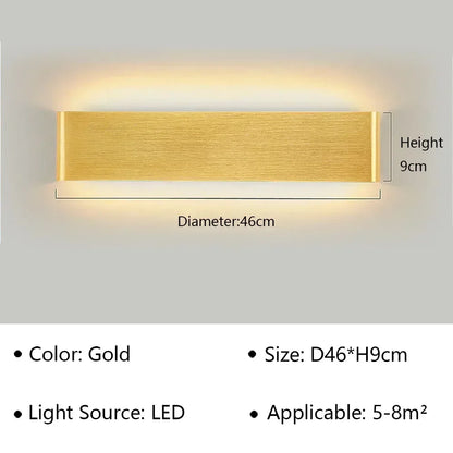 Stylish LED Wall Sconce with Soft White Light