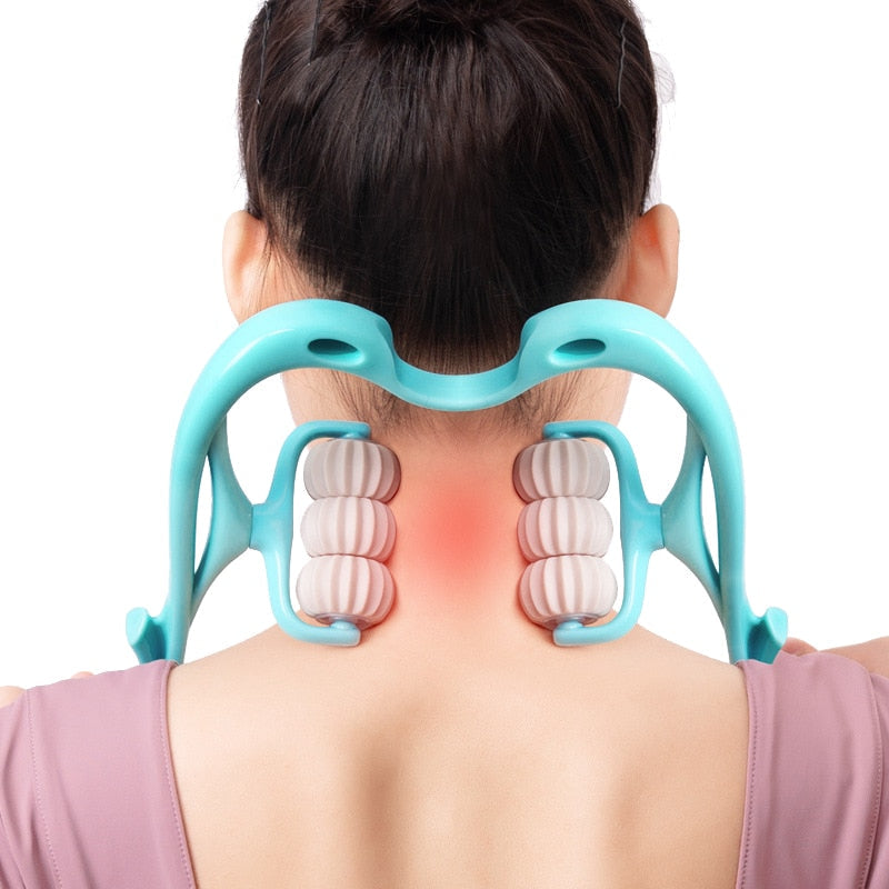 Relaxing Adjustable Neck Massage Roller Ball