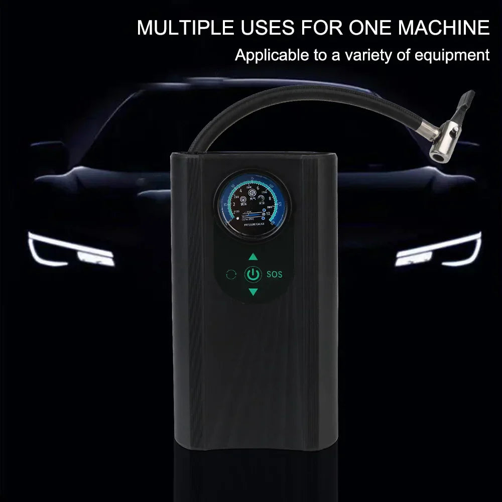 Portable 12V Car Tire Inflator Pump Kit