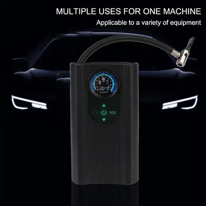 Portable 12V Car Tire Inflator Pump Kit