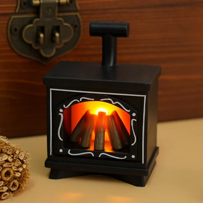 Small LED Dollhouse Fire Place Decoration - Luxicro