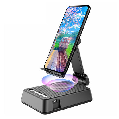 Compact Folding Bluetooth Speaker Phone Holder