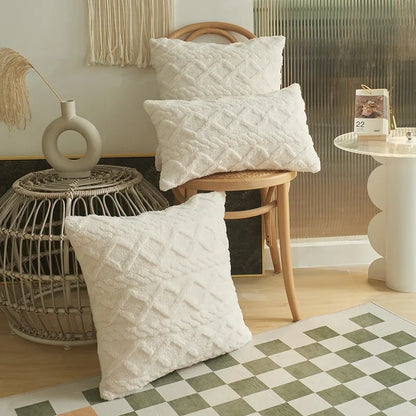 Colorful Shape Decorative Pillow Cover - Luxicro